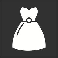 Cocktail Dress Vector Icon