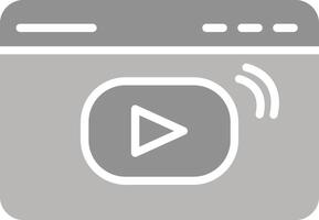 Video Streaming Vector Icon