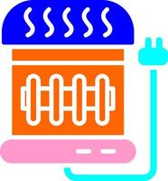 Electric Heater Vector Icon