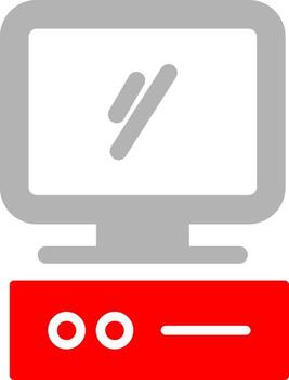 Computer Vector Icon
