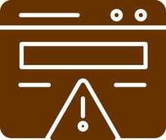 Web Error Vector Icon