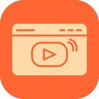 Video Streaming Vector Icon