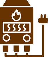 Electric Furnace Vector Icon