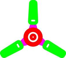 icono de vector de ventilador eléctrico