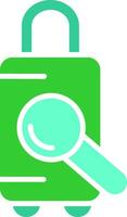 Find Luggage Vector Icon