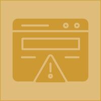 Web Error Vector Icon