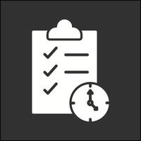 Time Management Vector Icon