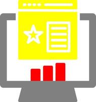 Rank Website Vector Icon