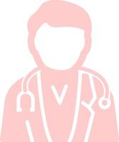 masculino médico vector icono
