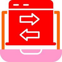 Data Transfer Vector Icon