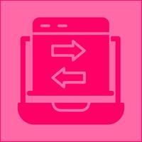 Data Transfer Vector Icon