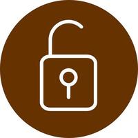 Open Lock II Vector Icon