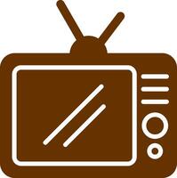 TV Set Vector Icon
