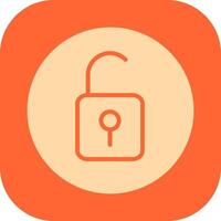 Open Lock II Vector Icon