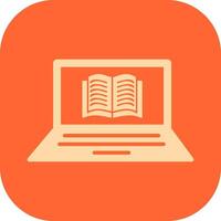 Online Books Vector Icon