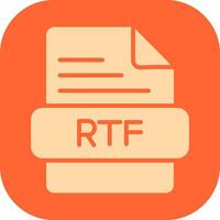 icono de vector rtf