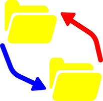 Data Exchange Vector Icon