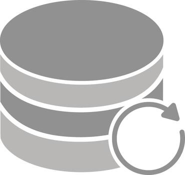 icono de vector de archivo de copia de seguridad