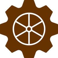 Wheel Vector Icon