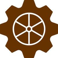 Wheel Vector Icon