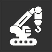 Harbor Crane Vector Icon