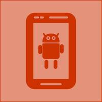 icono de vector de Android