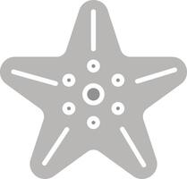 icono de vector de estrella de mar