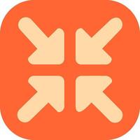 Reduce Arrow Vector Icon
