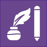 Writing Equipment Vector Icon