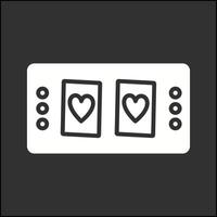 Cards Table Vector Icon