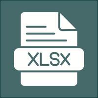 icono de vector xlsx