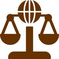 International Law Vector Icon