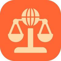 International Law Vector Icon