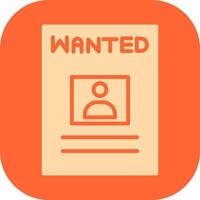 Wanted Poster Vector Icon