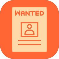 Wanted Poster Vector Icon