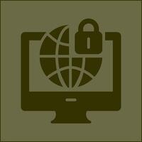 Internet Security Vector Icon
