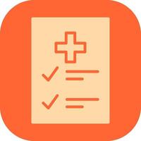 Medical Examination List Vector Icon