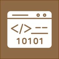 Binary Website Vector Icon