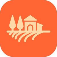 Farm House Vector Icon