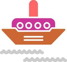 Steamship Vector Icon