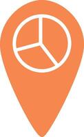 Location Statistics Vector Icon