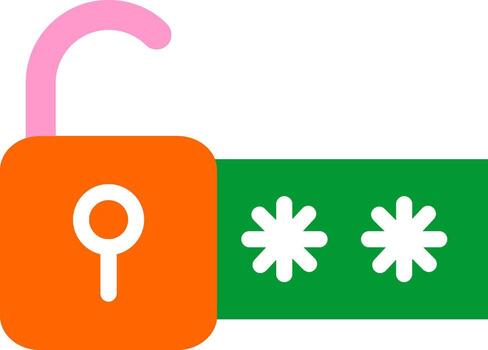 contraseña bloquear yo vector icono