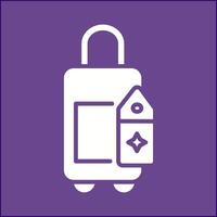 Bag with Tags Vector Icon