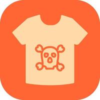 icono de vector de camisa pirata