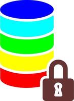 Encrypted Data Vector Icon