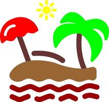 Beach Vector Icon