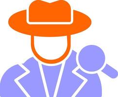 icono de vector de detective