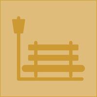 Relaxation Bench Vector Icon