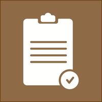 Registered Document Vector Icon