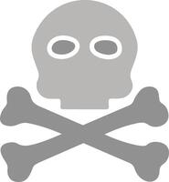 Pirate Skull I Vector Icon